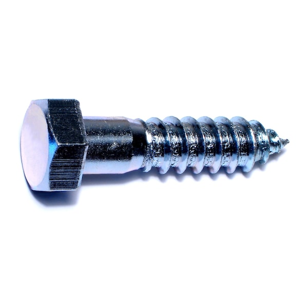 Midwest Fastener Lag Screw, 5/8 in, 2-1/2 in, Steel, Zinc Plated Hex Hex Drive, 25 PK 01346 - main